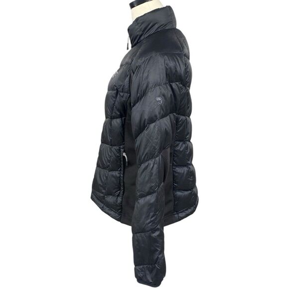 Mountain Hardwear Women’s Zonal Down Puffer Jacket Black Stretch Panel Size S - Picture 5 of 15